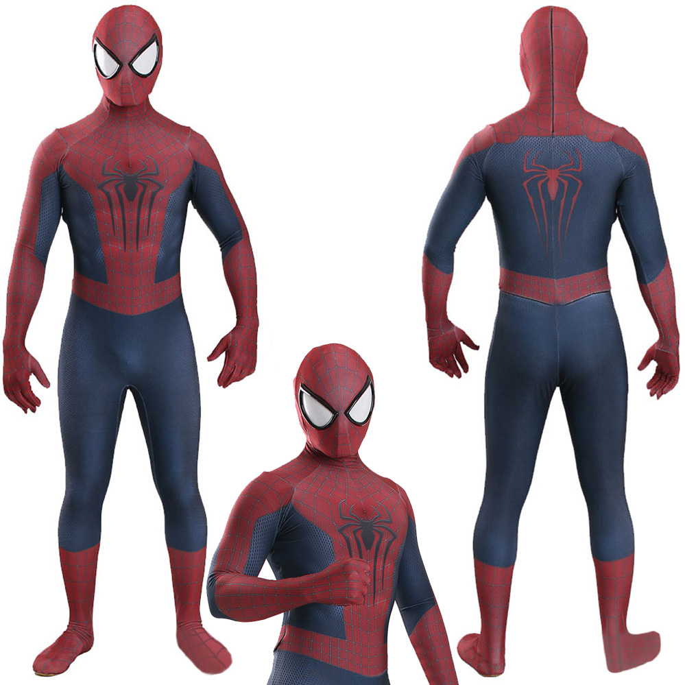 Den fantastiska Spider-Man One-Piece Jumpsuit Bodysuit för Halloween ...